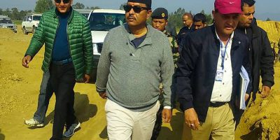 सिंचाइँमन्त्री गिरीद्वारा सिक्टा सिंचाइँ आयोजनाको स्थलगत निरीक्षण