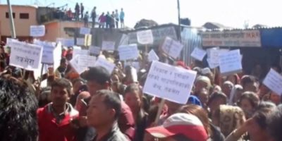 तकसेरामा गाउँपालिकाको केन्द्र माग गर्दै रुकुममा आन्दोलन