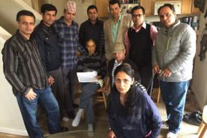 शिव भुर्तेलको उपचारका लागी संकलित सहयोग रकम हस्तानतरण