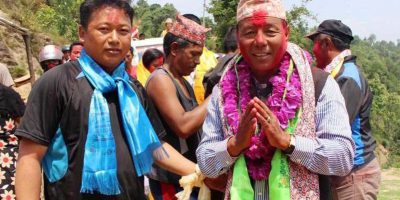 पूर्वग्रिनकार्डधारी वंशलाल तामाङ, जसले एमाले जिल्ला अध्यक्षलाई  हराए