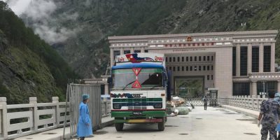 चिनले केरुङ नाकाबाट नेपाल भित्रिने कन्टेनरको संख्या दोब्बर बनाए, आजदेखि दैनिक ८ वटा आउने
