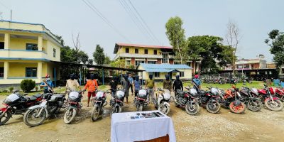 दाङमा चोरी भएका १३ मोटरसाइकल सहित ८ जना पक्राउ दाङमा चोरी भएका १३ मोटरसाइकल सहित ८ जना पक्राउ