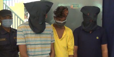 ब्राउन सुगरसहित ३ जना पक्राउ