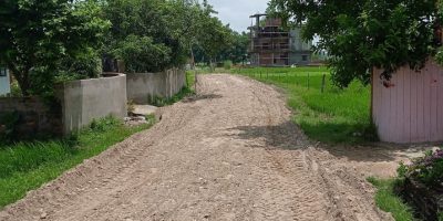विद्यालयको जग्गामा जबरजस्ती बाटो निर्माण