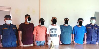 बर्दियाबाट बुद्धको पुरातात्विक मूर्तिसहित पाँचजना पक्राउ बर्दियाबाट बुद्धको पुरातात्विक मूर्तिसहित पाँचजना पक्राउ