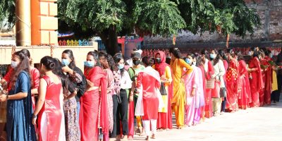 कारोना जोखिमका बिच तीजको उमंग (फोटोफिचर) कारोना जोखिमका बिच तीजको उमंग (फोटोफिचर)
