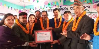 कालपृष्ठकर्मी वली सम्मानित