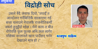 लघुकथा : विद्रोही सोच