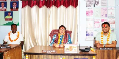 केन्द्रीय पदाधिकारीलाई स्वागत