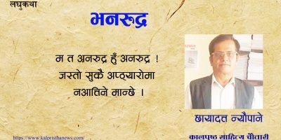 लघुकथा : भनरुद्र