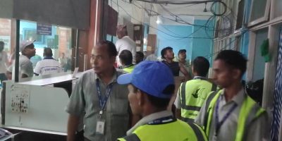 बुद्द एयरको काउण्टरमा विद्युत् सर्ट
