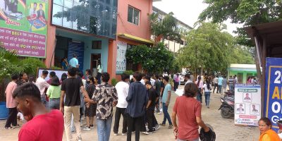 आदर्शमा प्रवेश परीक्षा दिनेको घुइँचो