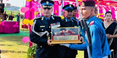 ९६ जना प्रहरी जवान दीक्षित