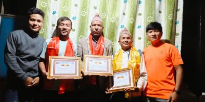 फोक्सुण्डो मिडिया एण्ड म्युजिक सम्मानद्वारा ३ पत्रकारलाई सम्मान