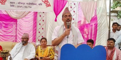अर्थमन्त्री शर्माले नरैनापुरको अवलोकन गरे