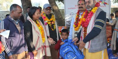 नरैनापुरलाई शैक्षिक हब बनाउने अध्यक्ष शाहको प्रतिबद्धता
