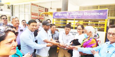 सरस्वती स्कुललाई इ–रिक्सा सहयोग