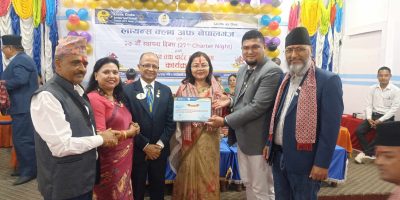 लायन्स क्लब अफ नेपालगन्जले मनायो २७औं स्थापना दिवस, संजय थापा र शशी स्वार सम्मानित