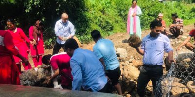 श्रमदानबाट बन्यो ‘कल्भर्ट’ श्रमदानबाट बन्यो ‘कल्भर्ट’