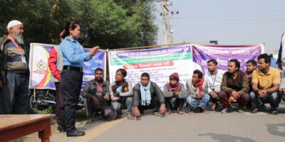 दुर्घटना न्यूनिकरण गर्न ई–रिक्सा संघद्धारा सचेतना अभियानको सुरुआत
