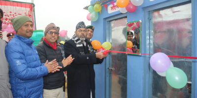 सशस्त्र प्रहरीद्वारा निर्मित संरचनाको उद्घाटन सशस्त्र प्रहरीद्वारा निर्मित संरचनाको उद्घाटन