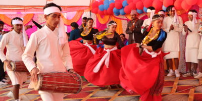 माघी अघि मघौटा र सिङ्गारु नाचको रमाइलो