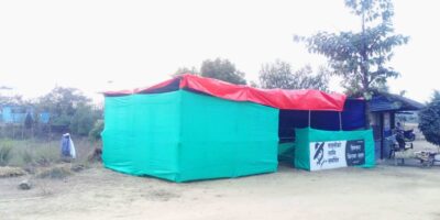 निवर्तमान वडा अध्यक्षको दादागिरी, तालको बाँधमा टहरा निर्माण