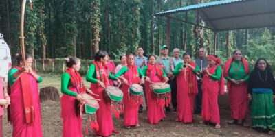 आमा समूहलाई नौमती बाजा बजाउन भ्याइनभ्याइ