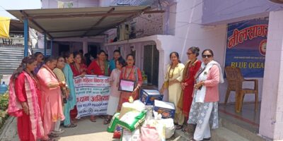 मुठी दान गरेर समाजसेवा गर्दै धम्बोझीका महिला मुठी दान गरेर समाजसेवा गर्दै धम्बोझीका महिला