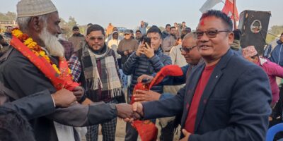 बाँके लोसपाका जिल्ला नेता कांग्रेसमा प्रवेश, अमर पुनले गरे पार्टीमा स्वागत