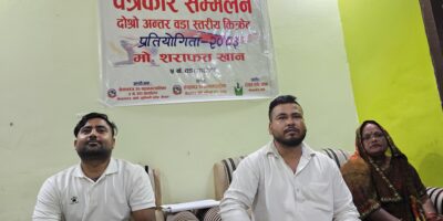 नेपालगन्ज ५ ले दोस्रो अन्तर वडास्तरीय क्रिकेट प्रतियोगिता गर्दै