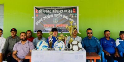 खजुरा प्रथम अशोक स्मृति फुटबल हुने